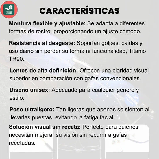 GAFAS TR90 COMPRE 1 y LLEVASE 2 GAFAS + ESTUCHE y PAÑO CORTESÍA 🎁